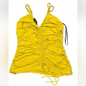 Bebe Mustard Yellow top